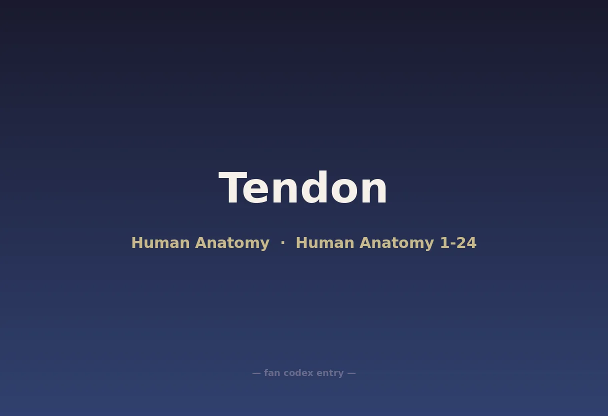 Tendon